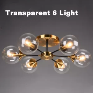 Transparent 6 Light