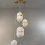 Natural Marble Luster Pendant Light photo review