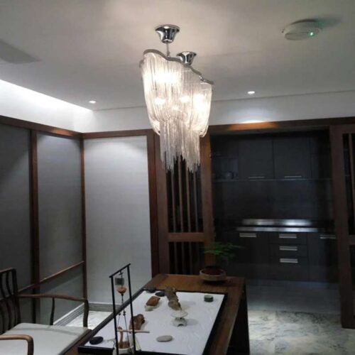 Chain Design Hanging Luxury Chandelier photo review