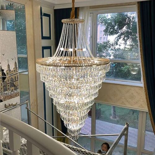 Crystal Design Large Chandelier photo review