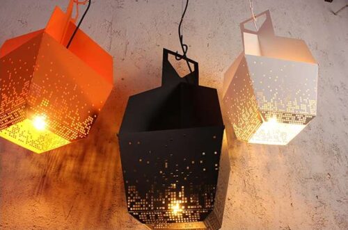 Colorful Lantern Industrial Pendant Light photo review