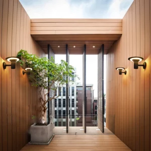 UFO Shaped LED Outdoor Wall Light