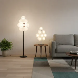 Stellar Grape Table & Floor Lamp